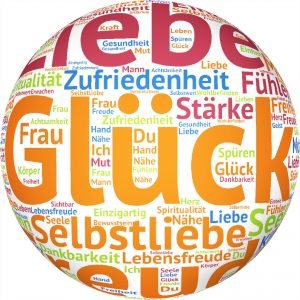 Glück , Liebe, Worteball